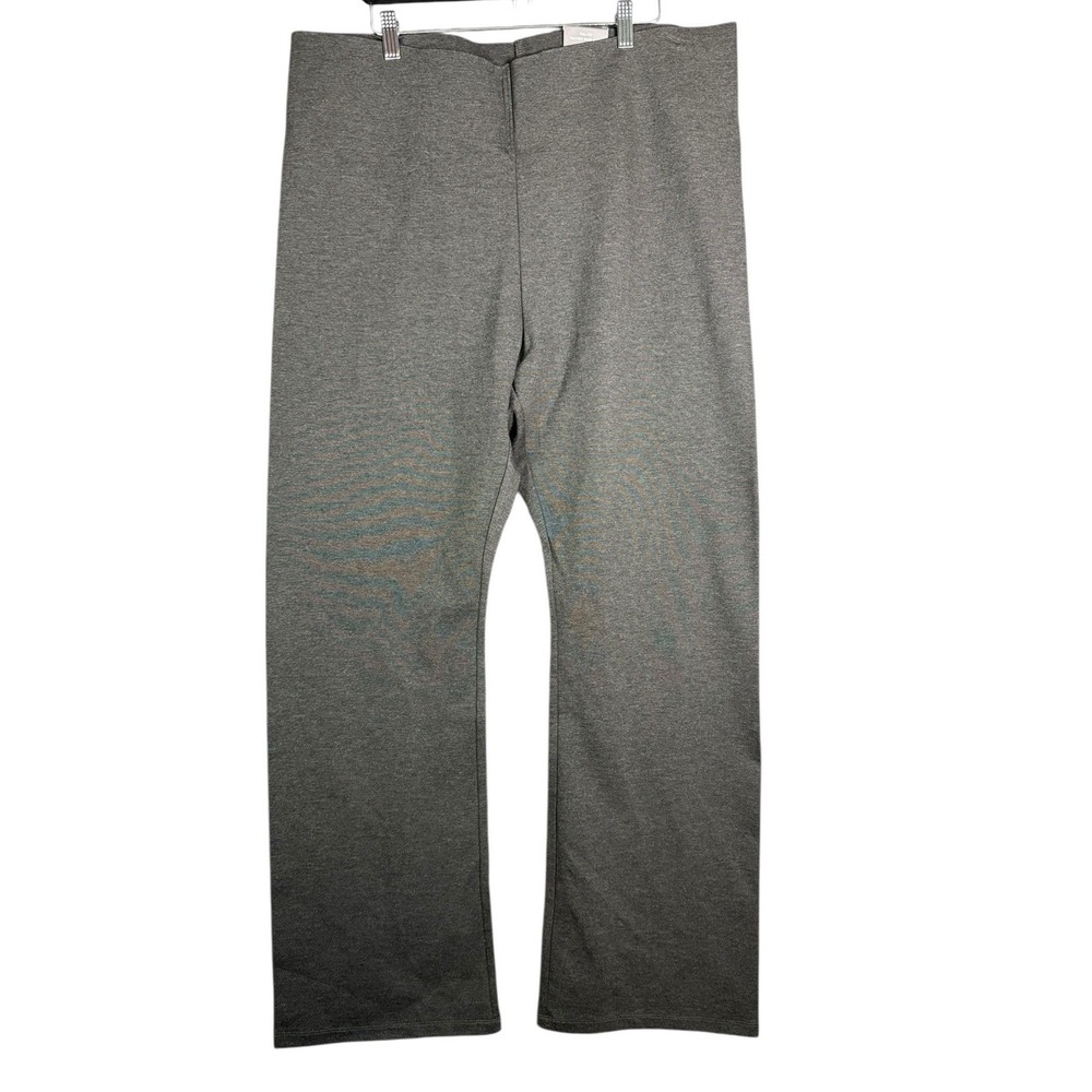Worthington Bootcut Pants Women's 1X Gray Pull On High Rise‎ Ultra Sculpting NEW
